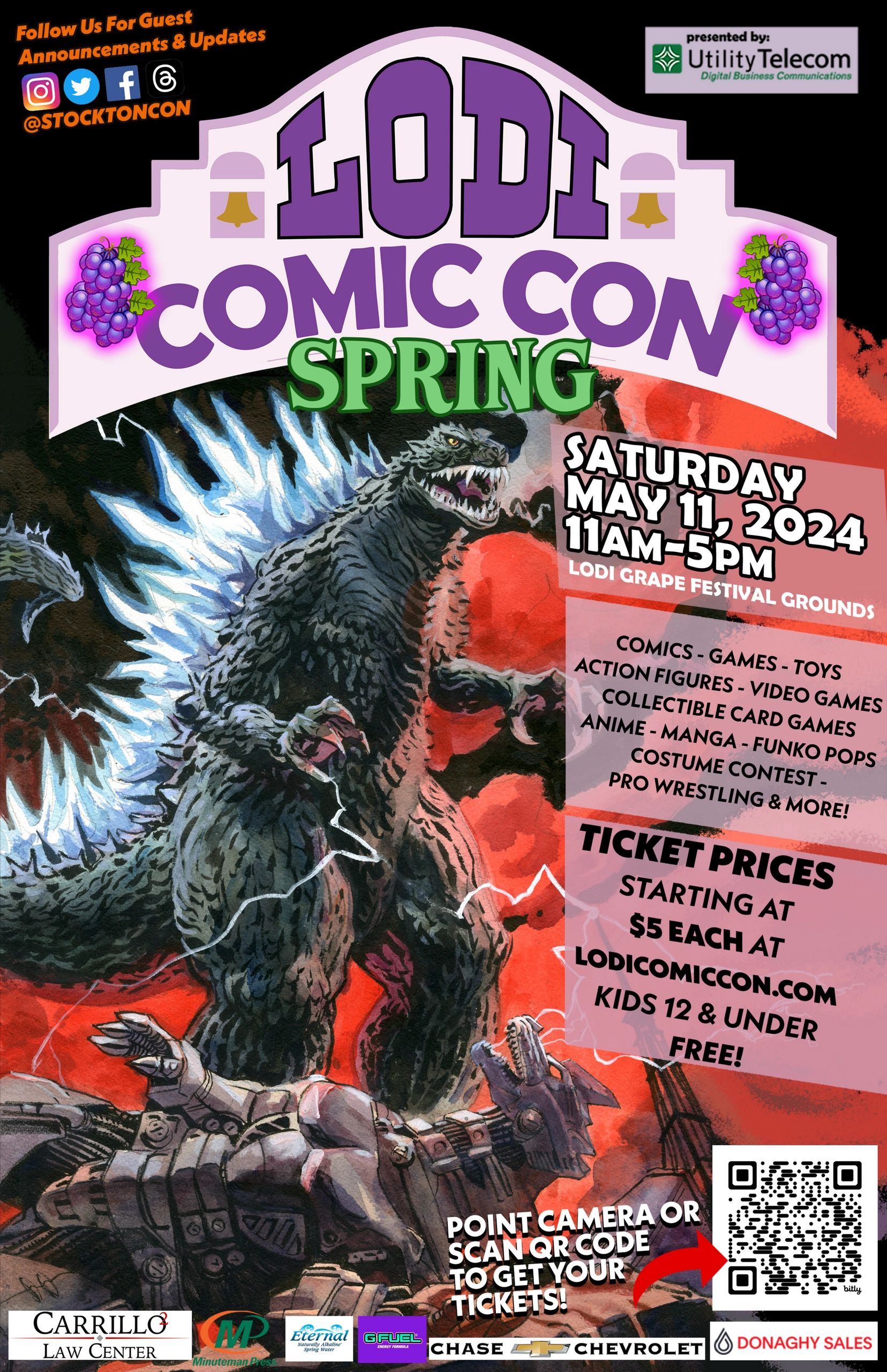 Lodi Comic Con Fall Saturday, May 11th